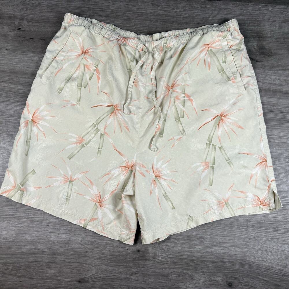 Tommy Bahama Tropical Print Women's Silk Shorts XL